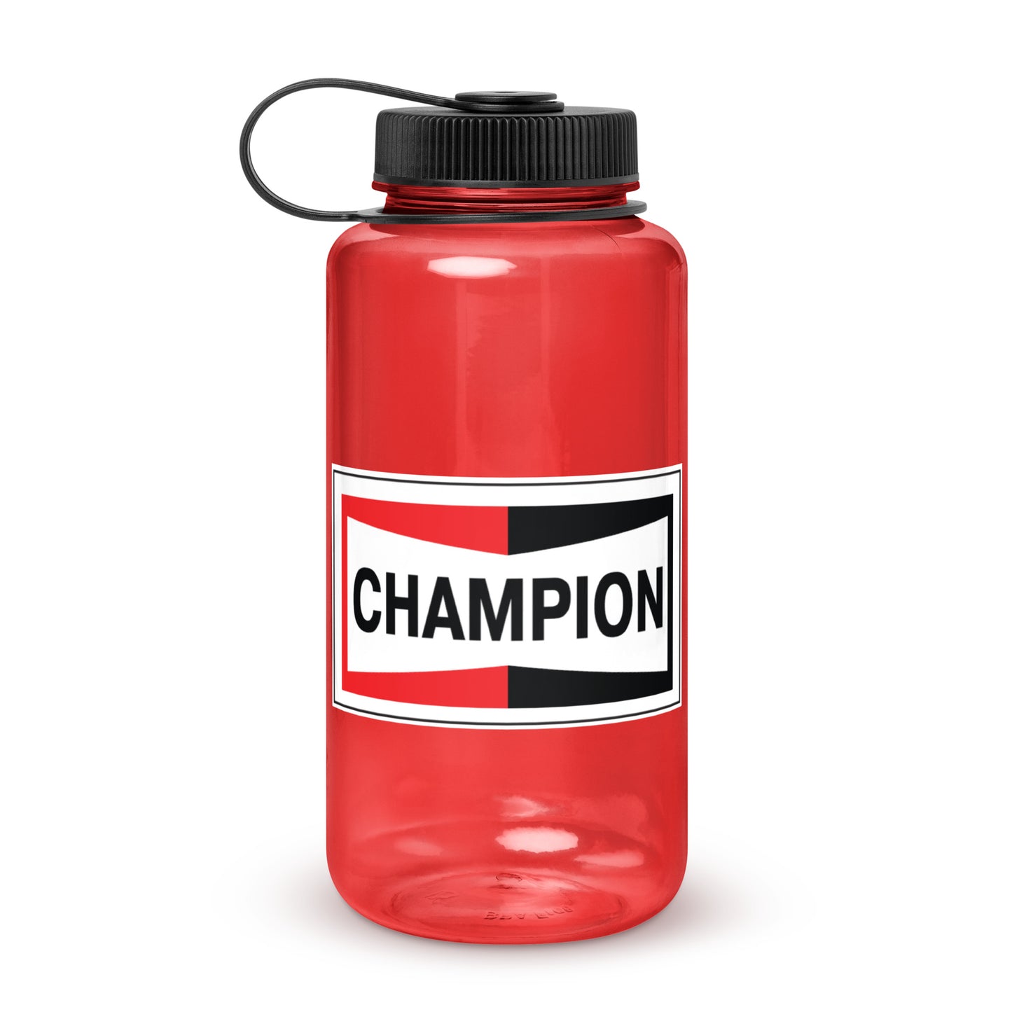 Champion Bowtie Plastic Water Bottle