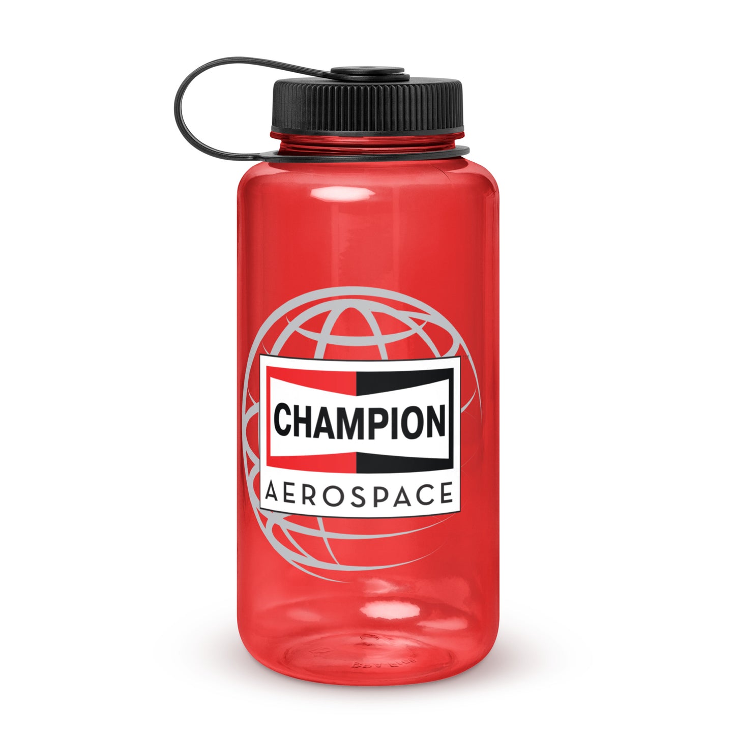 Champion Aerospace Vertical Logo Plastic Water Bottle