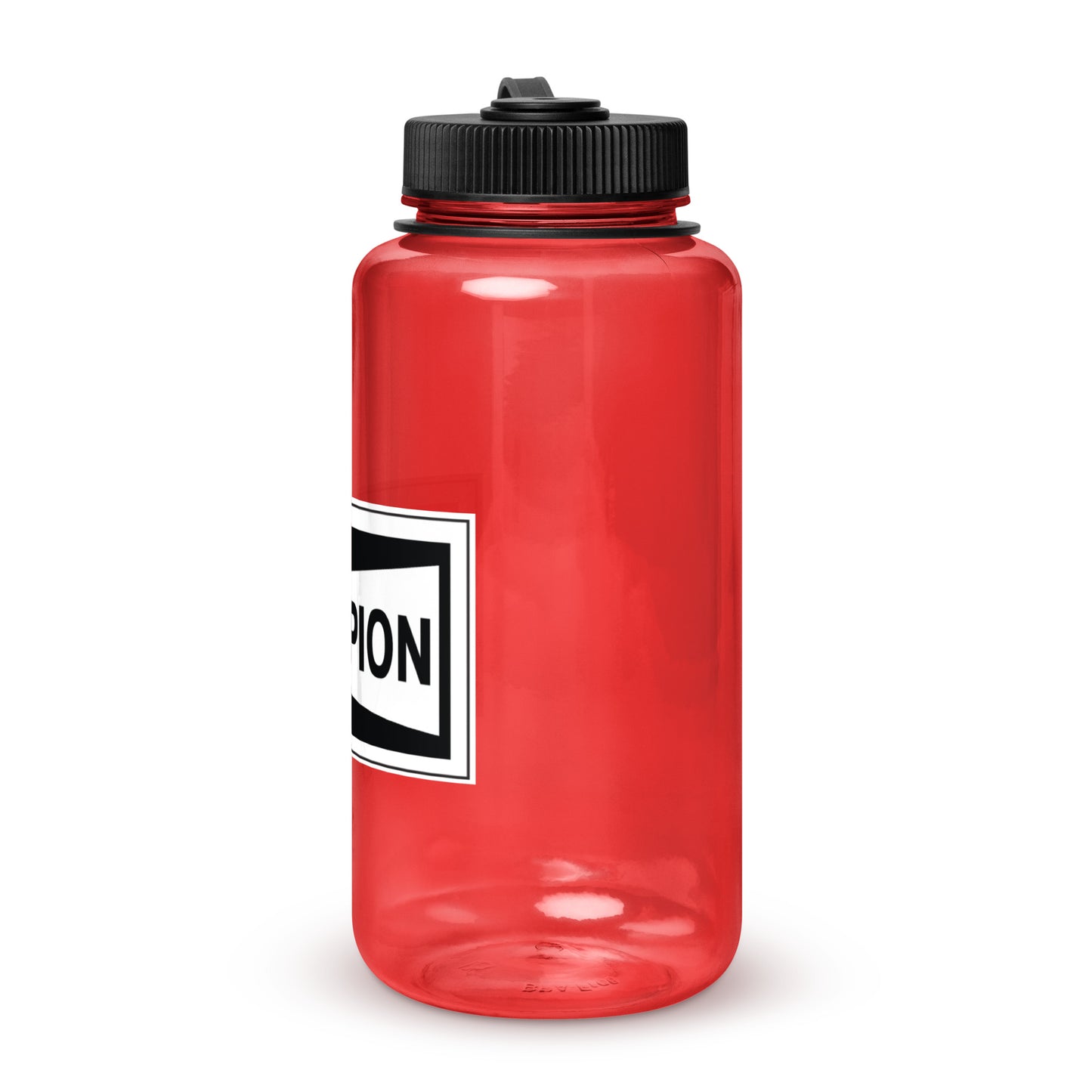 Champion Bowtie Plastic Water Bottle