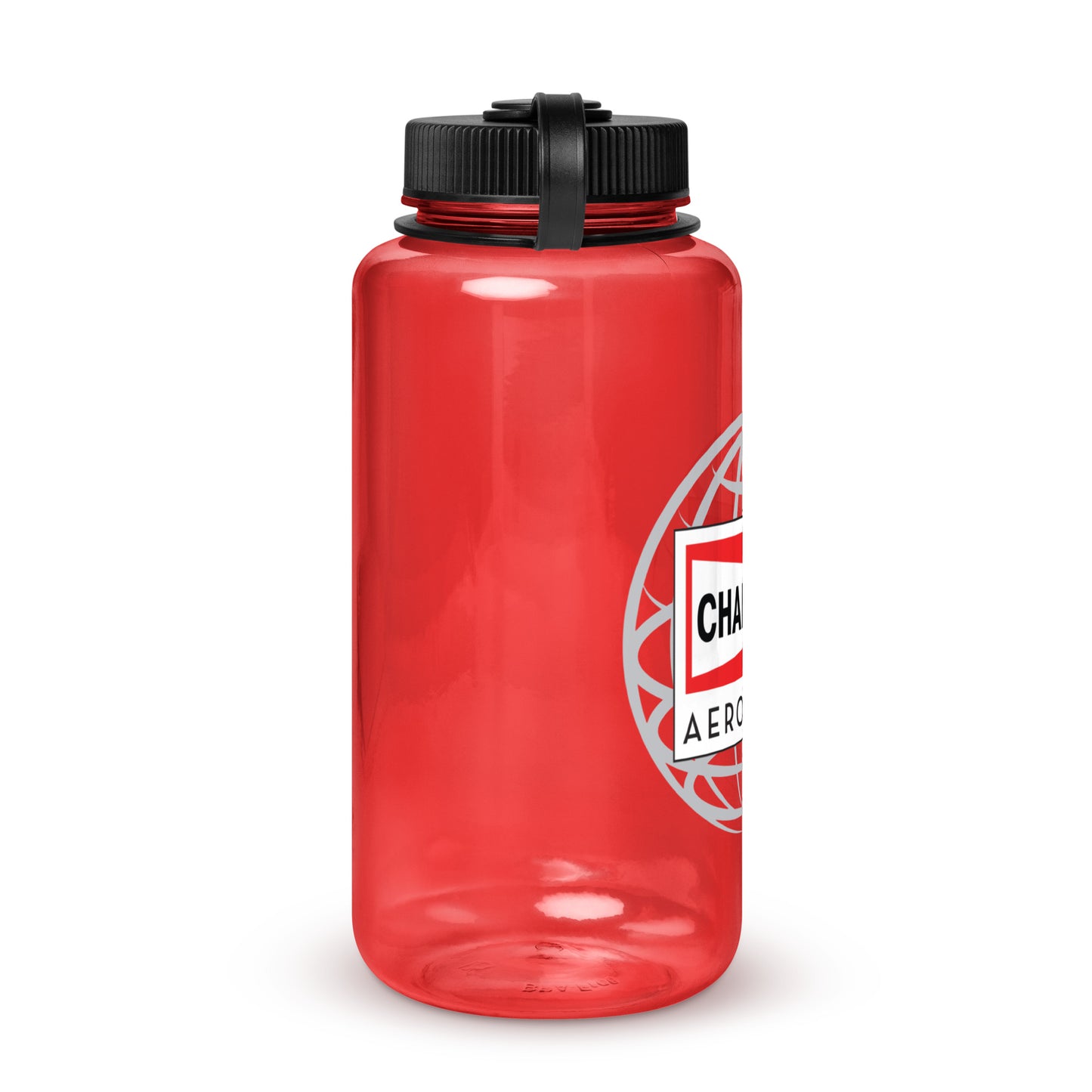 Champion Aerospace Vertical Logo Plastic Water Bottle