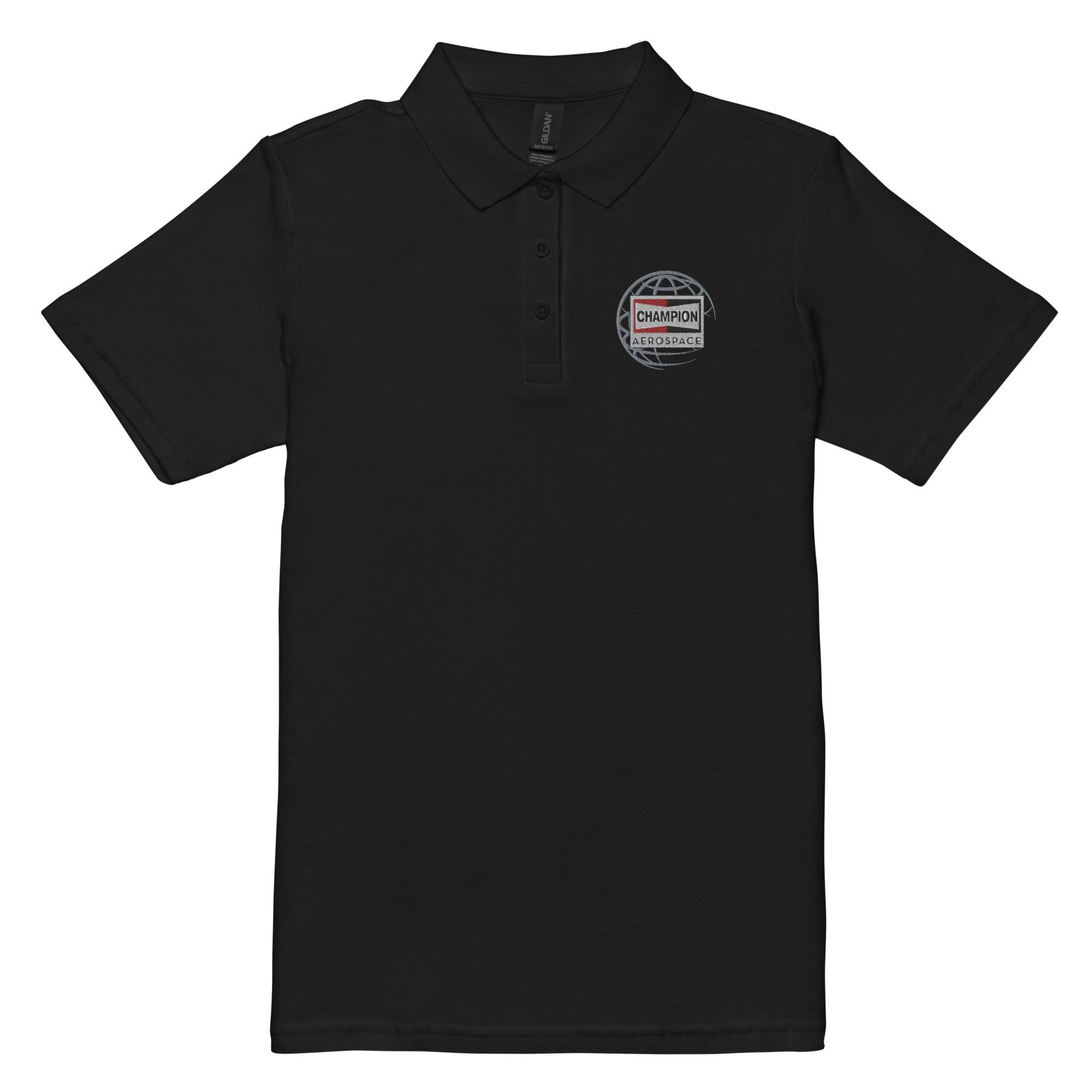 Champion Aerospace Vertical Logo Women s Polo Shirt Champion AeroStore