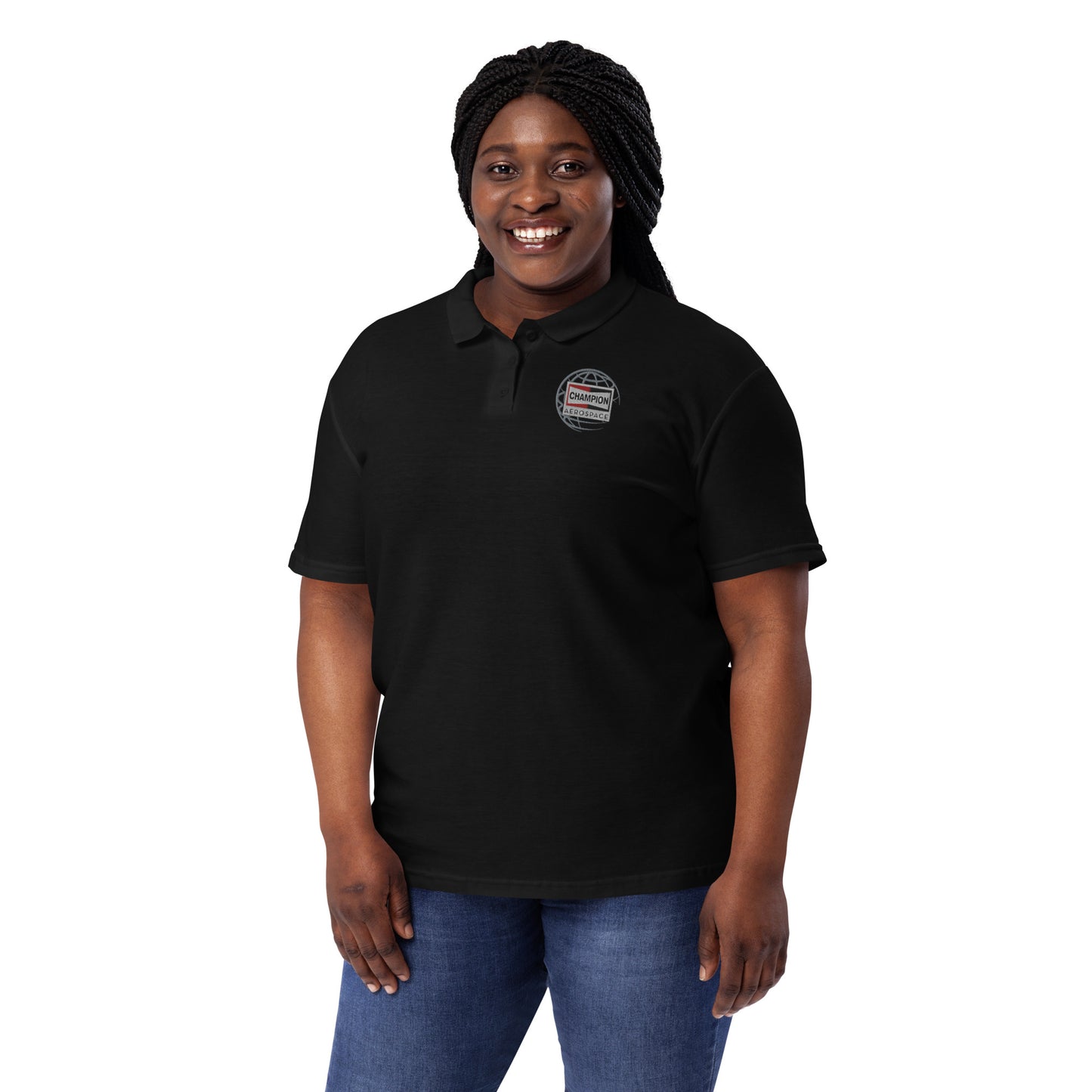 Champion Aerospace Vertical Logo Women’s Polo Shirt