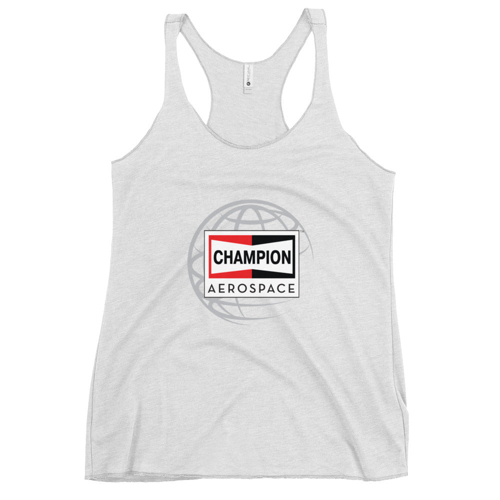 Champion Aerospace Vertical Logo Women's Racerback Tank