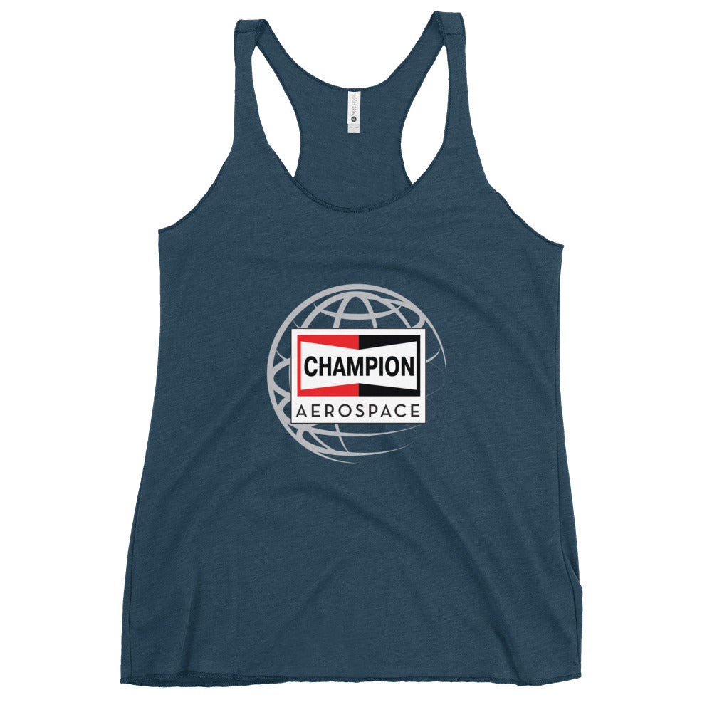 Champion Aerospace Vertical Logo Women's Racerback Tank