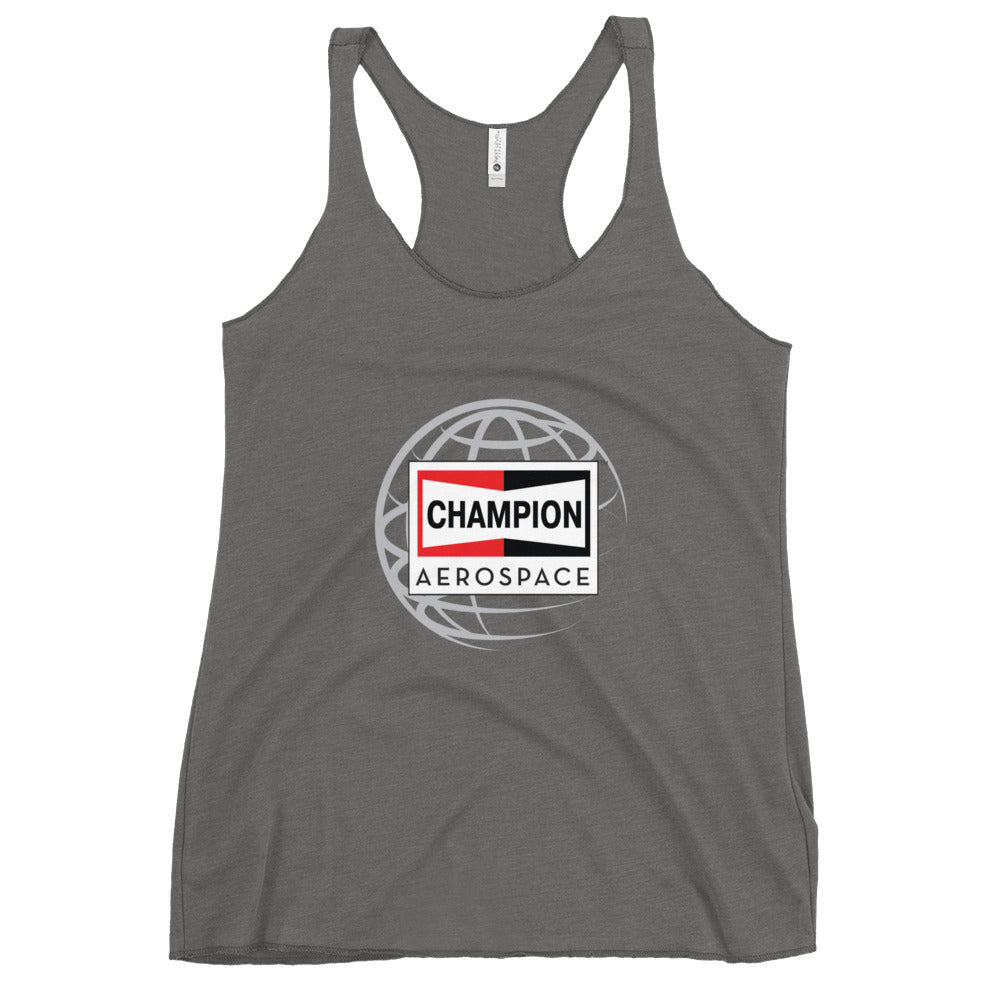 Champion Aerospace Vertical Logo Women's Racerback Tank