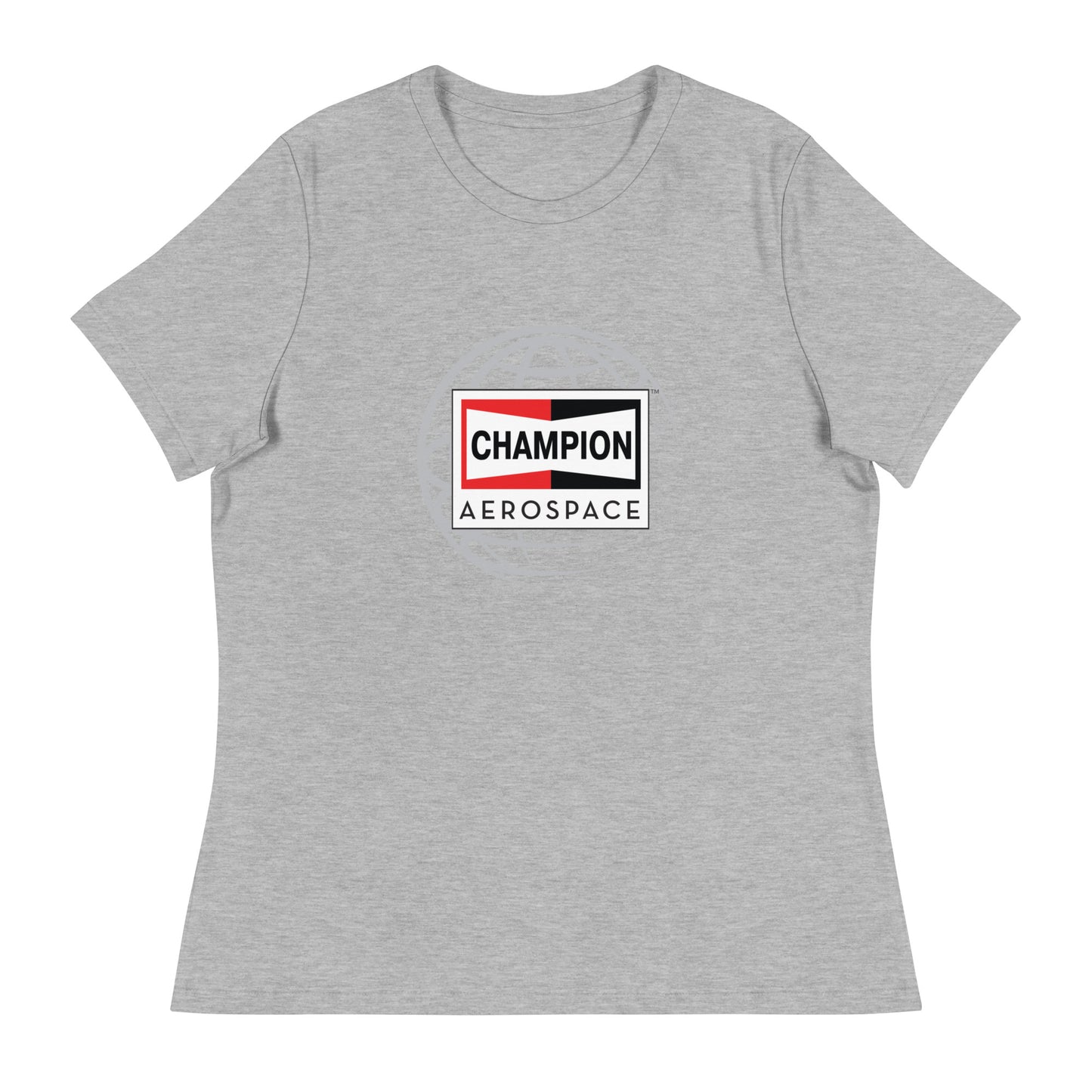 Champion Aerospace Vertical Logo Women's Relaxed T-Shirt