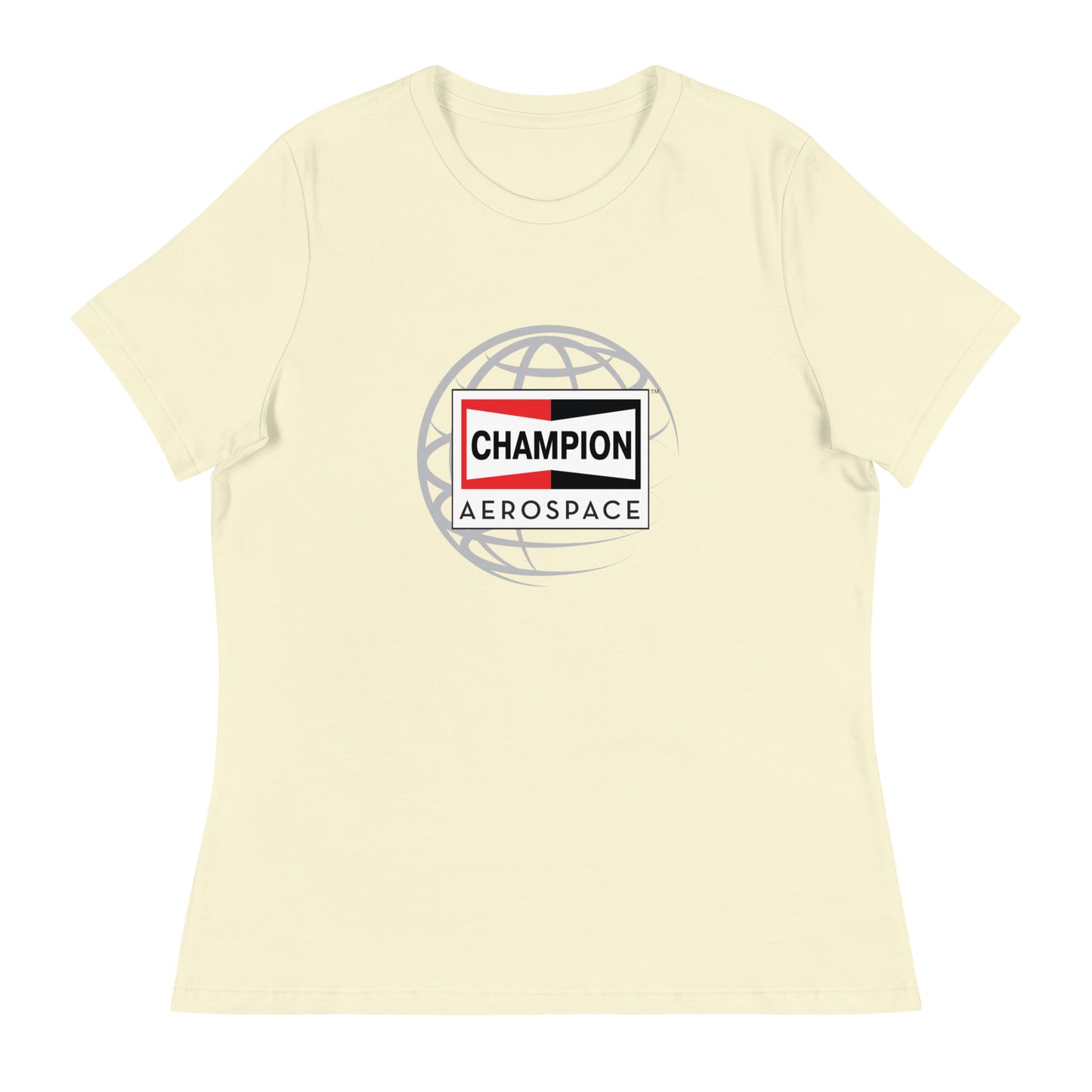 Champion Aerospace Vertical Logo Women's Relaxed T-Shirt