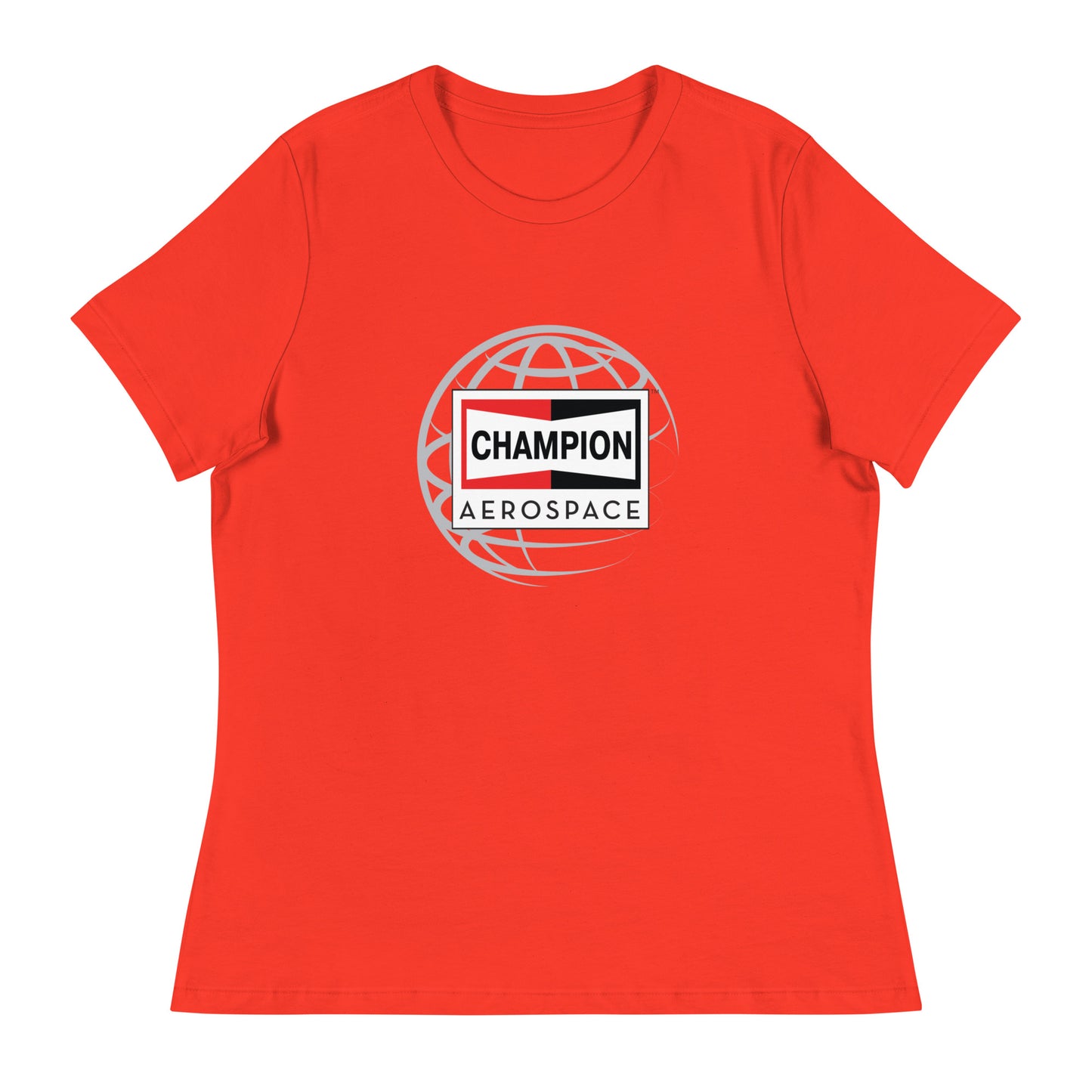 Champion Aerospace Vertical Logo Women's Relaxed T-Shirt