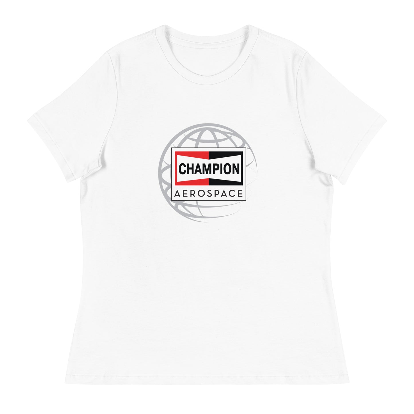 Champion Aerospace Vertical Logo Women's Relaxed T-Shirt